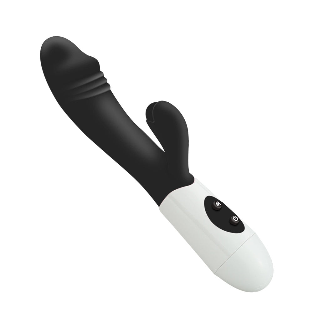 G Spot Dildo Rabbit Vibrator for Women Dual Vibration Silicone Waterproof Female Vagina Clitoris Massager Sex Toys For Women