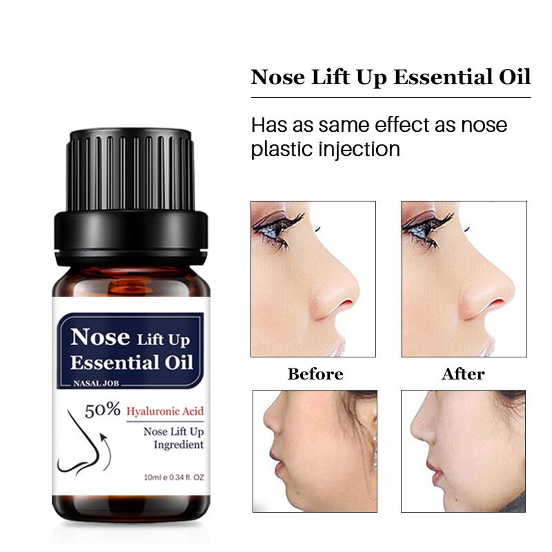 Upper Nose High Rhinoplasty Oil 10ml Nose Rhinoplasty Nose Bone Reshaping Pure Natural Care Skinny Small Nose