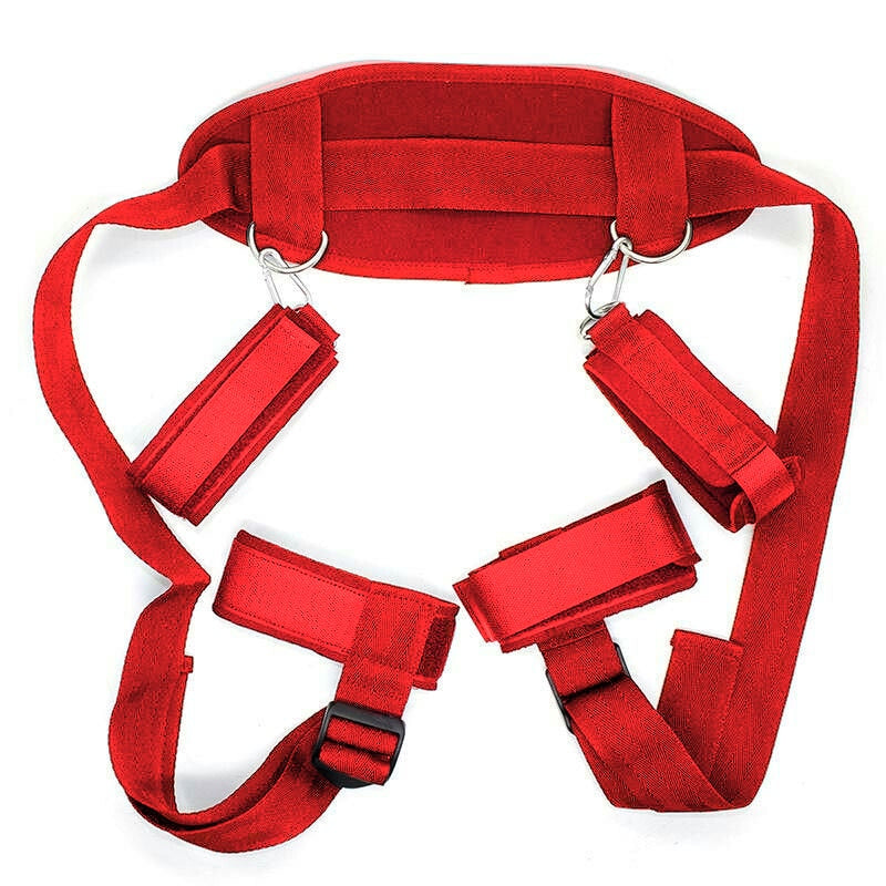 Bondage Handcuffs For Sex Open Leg Ankle Neck Cuff Strap Restraints Sex Toys For Woman Couples Slave BDSM Bondage Set Flirting