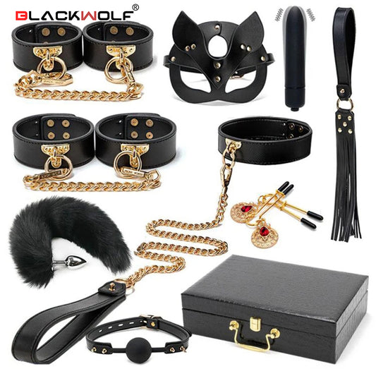 BLACKWOLF BDSM Bondage Kits