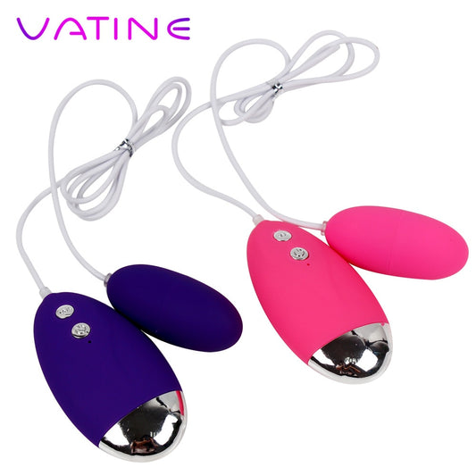 VATINE 12 Frequency Dildo Realistic Vibrating Egg Multispeed Sex Toys for Women Female Adult Product AAA Battery Vibrators