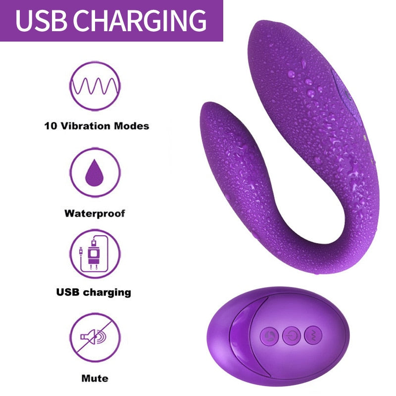 Wireless USB Rechargeable Vibrator